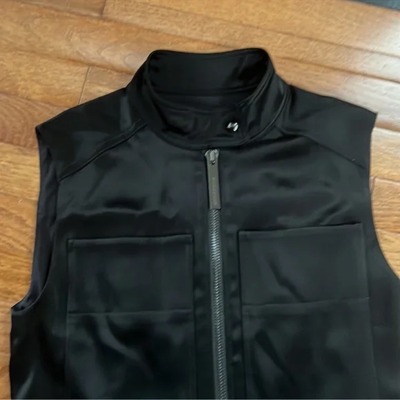 Burberry Black Sleeveless Jumpsuit High Neck